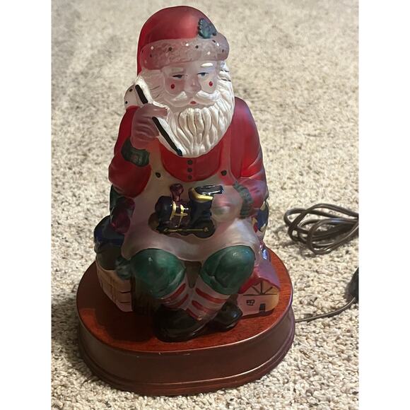 Old World Christmas Yuletide Santa Illuminated 1996 Lighted - Picture 2 of 16